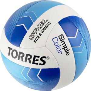 Купить Мяч волейбольный Torres Simple Color любительский р.5 в Ногинске 